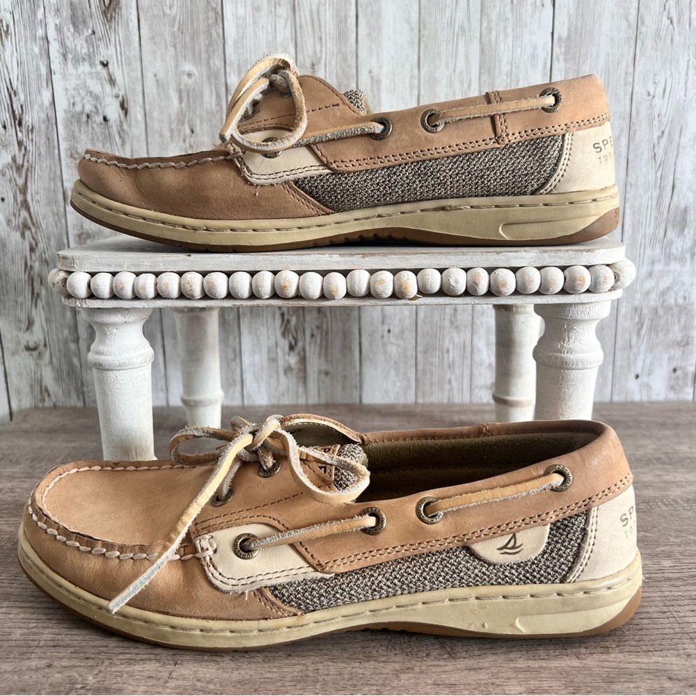 Sperry Tan Boat Shoes 7.5